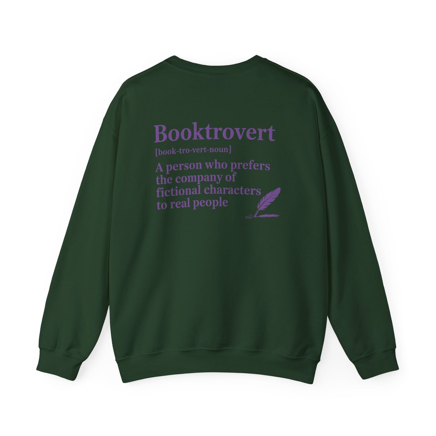 Booktrovert Definition Sweatshirt | Cozy Book Lover Crewneck