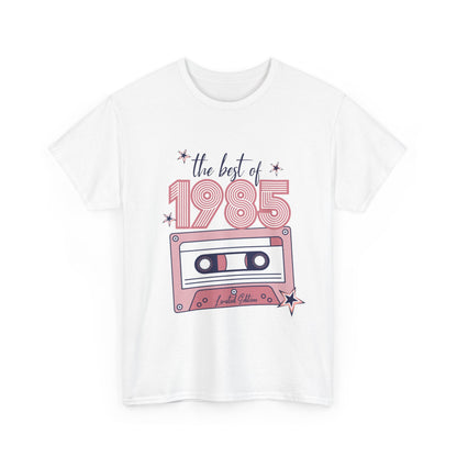 Retro 1985 Music Tee | Vintage Style Unisex Cotton Shirt, Perfect for Nostalgia Lovers, Gift for Music Lovers, 40th Birthday Celebration