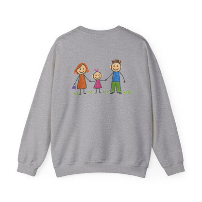 Personalised Kids Drawing Sweatshirt – Custom Child’s Artwork Printed on Back