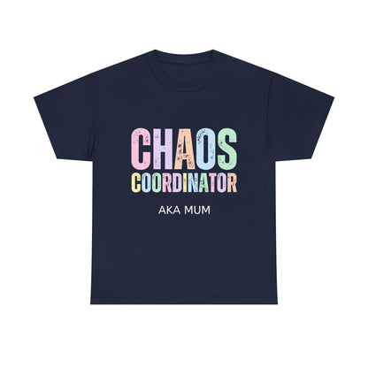Funny Mum Gift T-Shirt - Chaos Coordinator AKA Mum Shirt, Mothers Day Gift, Birthday Present for Mums