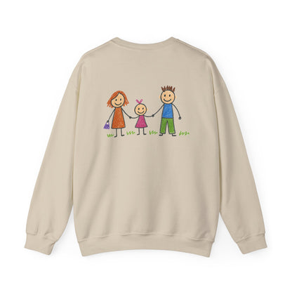 Personalised Kids Drawing Sweatshirt – Custom Child’s Artwork Printed on Back